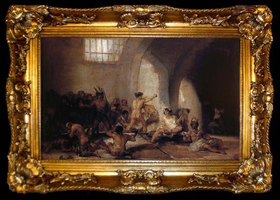 framed  Francisco Goya The Madhouse, ta009-2